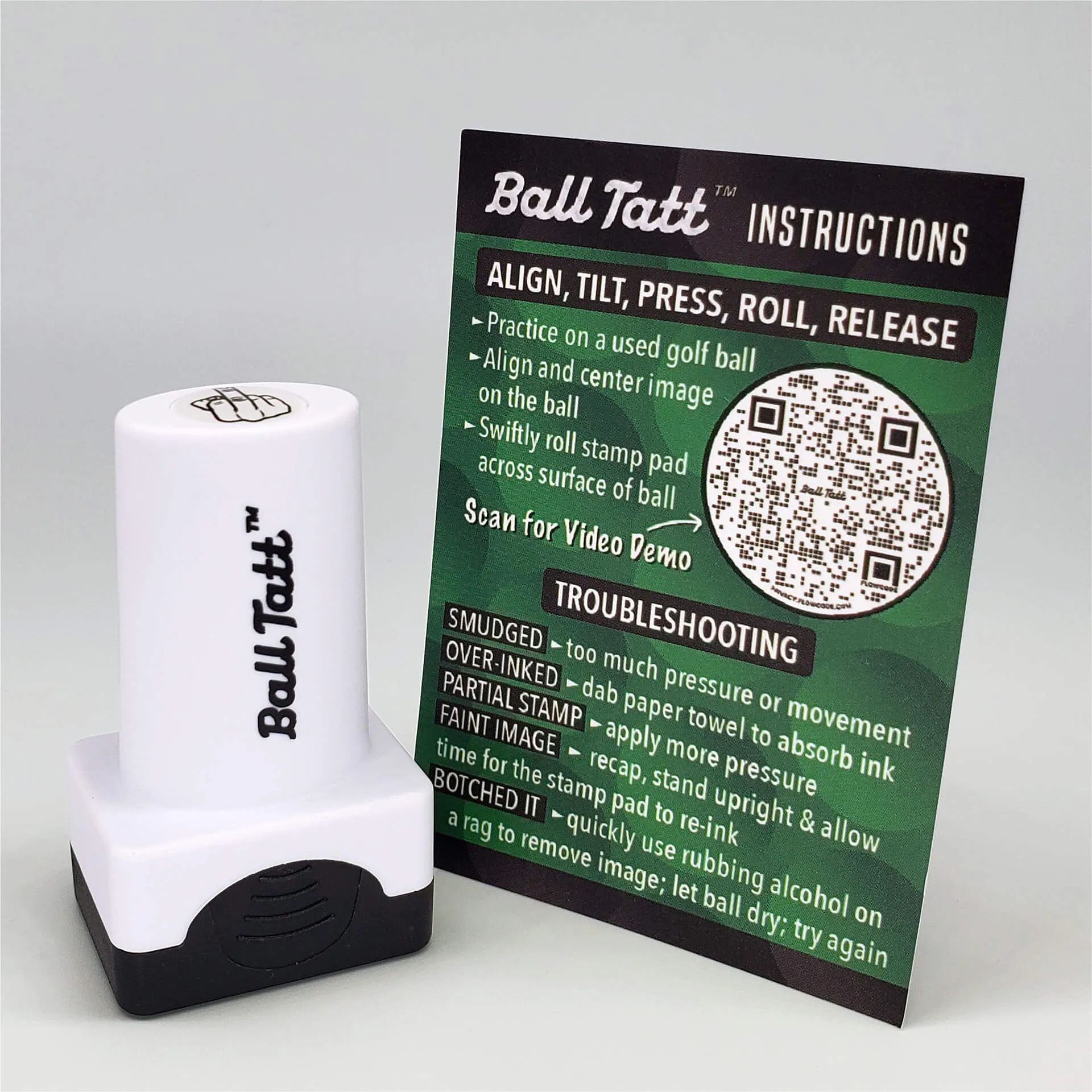 Tee'd Off Golf Ball Stamp