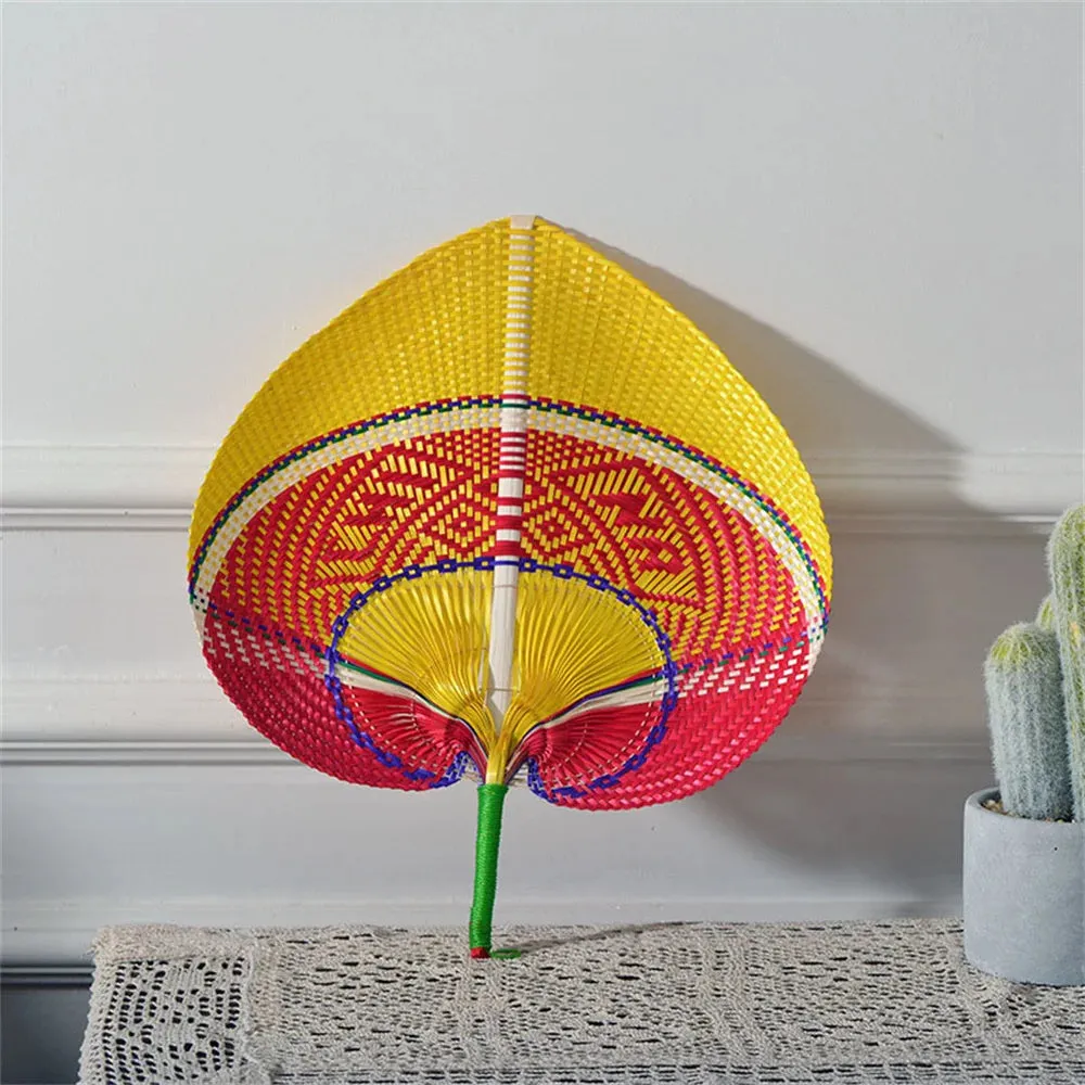 TEEK - Handmade Bamboo Woven Hand Fan