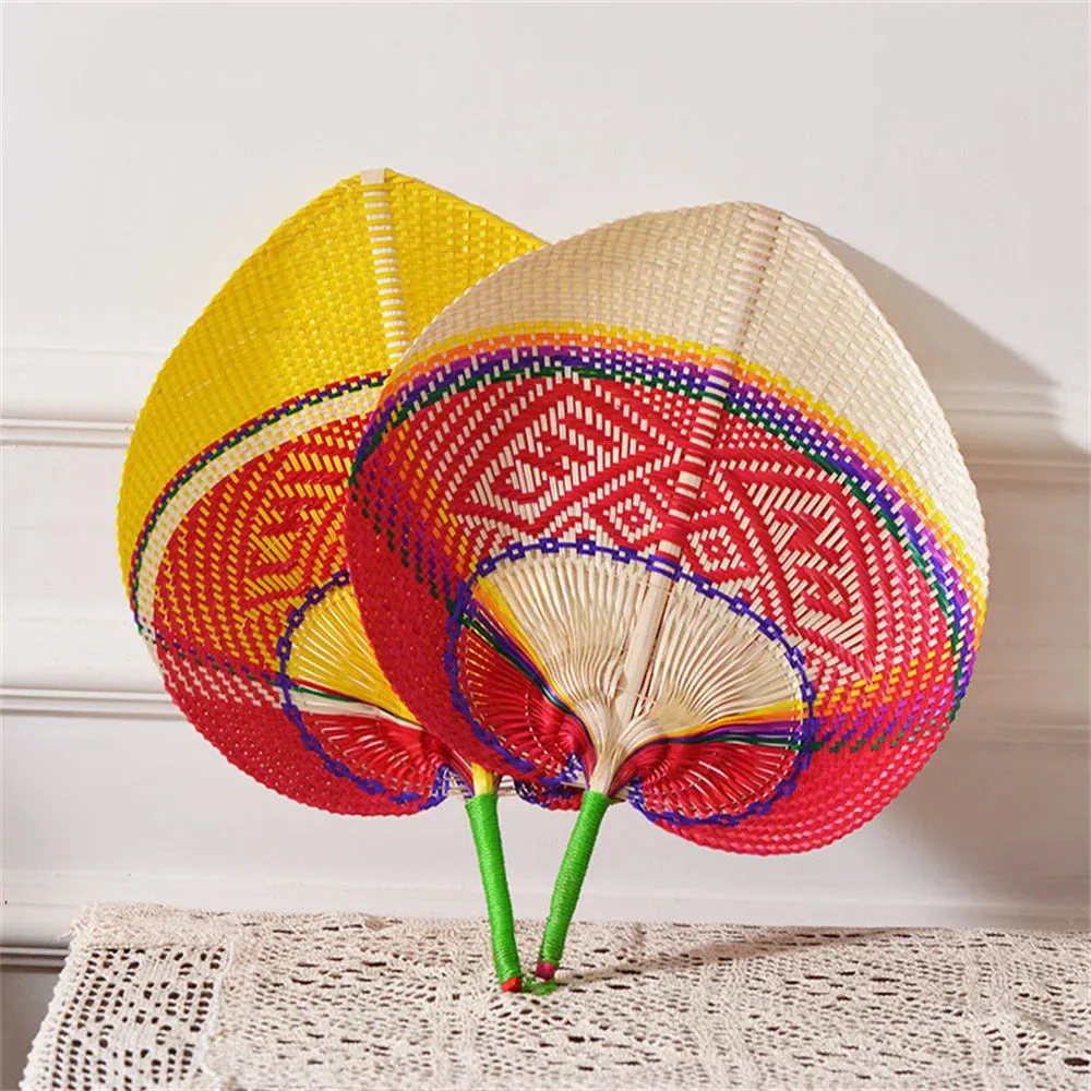 TEEK - Handmade Bamboo Woven Hand Fan