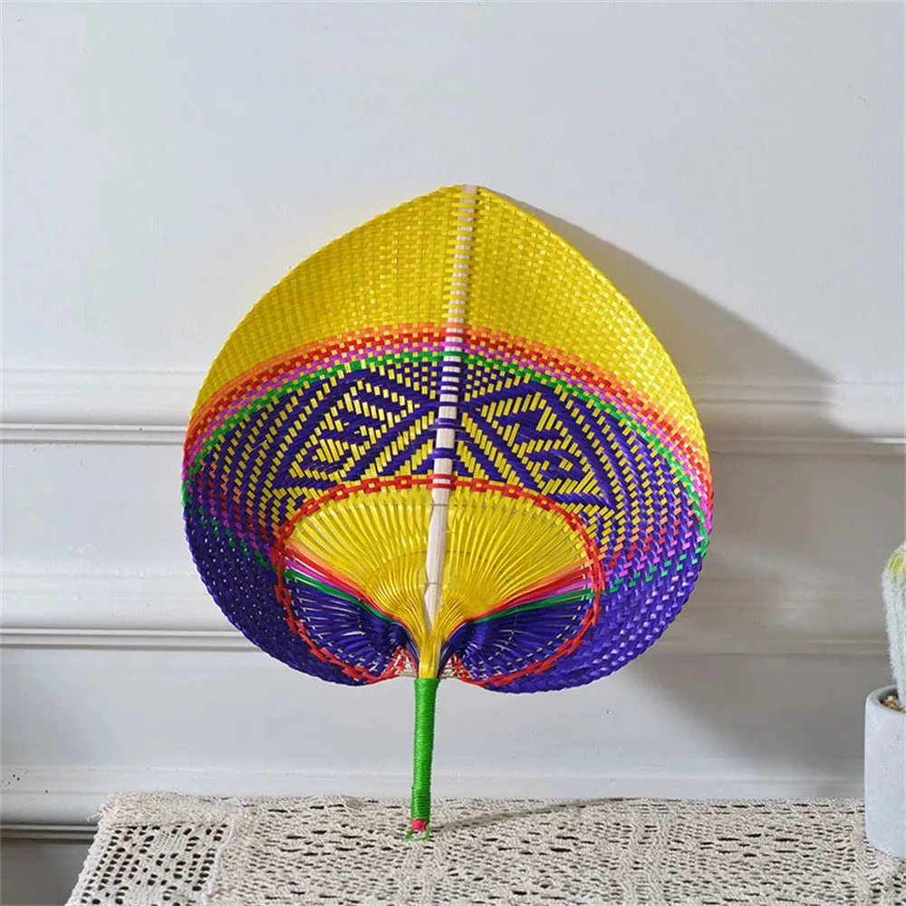 TEEK - Handmade Bamboo Woven Hand Fan