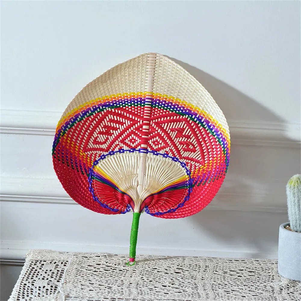 TEEK - Handmade Bamboo Woven Hand Fan