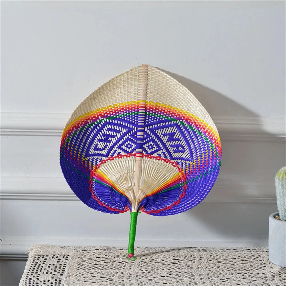 TEEK - Handmade Bamboo Woven Hand Fan