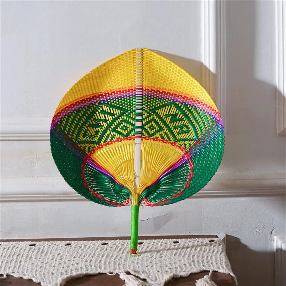 TEEK - Handmade Bamboo Woven Hand Fan