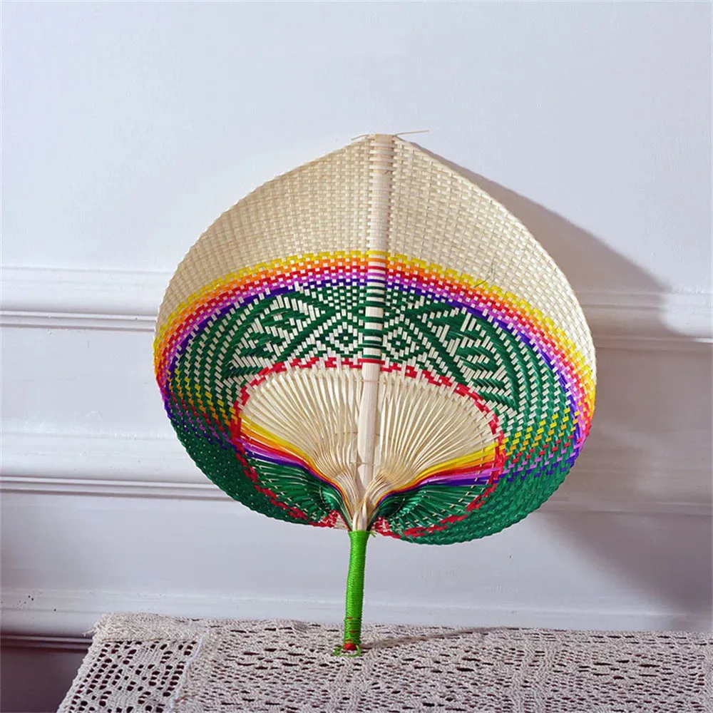 TEEK - Handmade Bamboo Woven Hand Fan