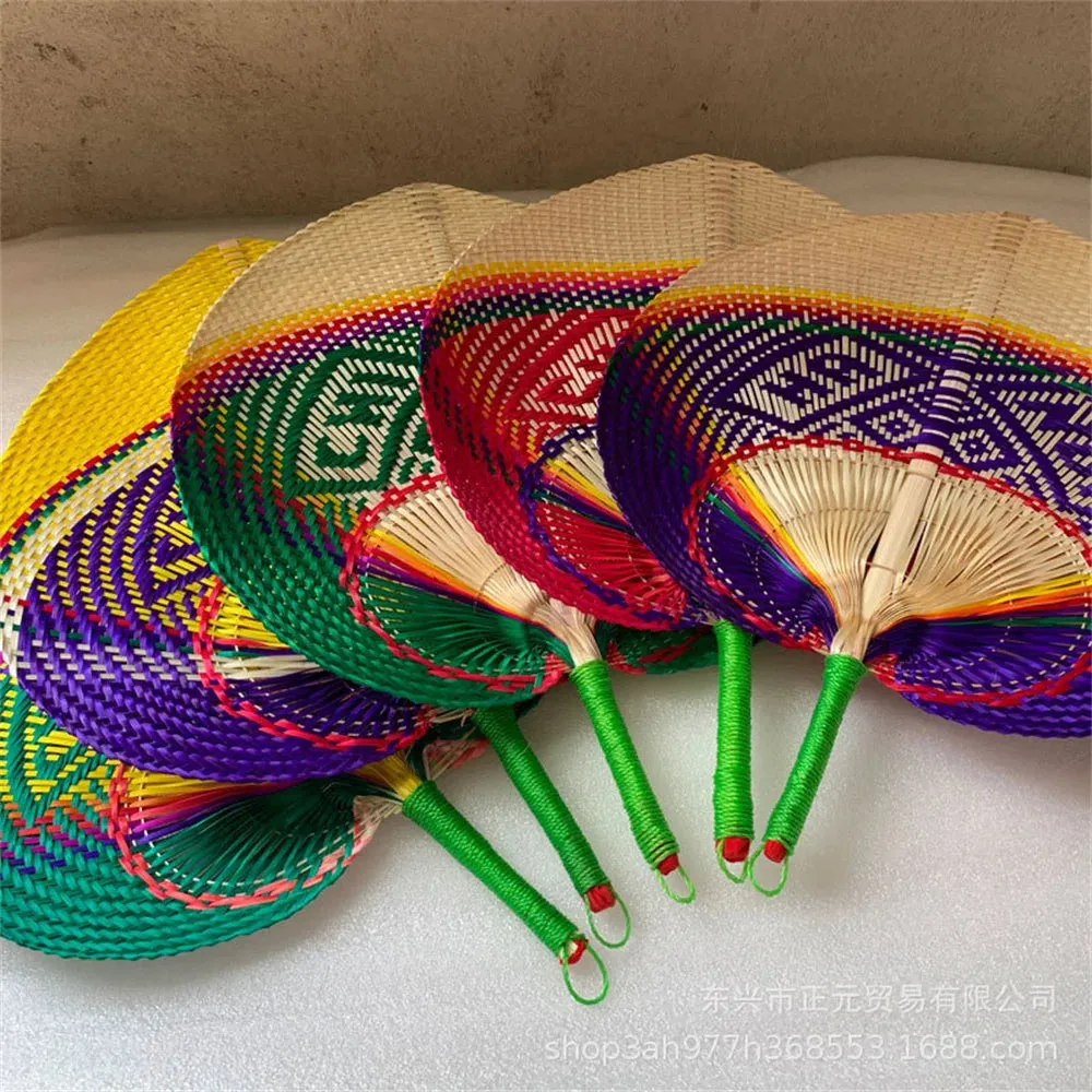 TEEK - Handmade Bamboo Woven Hand Fan