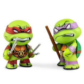 Teenage Mutant Ninja Turtles Raphael & Donatello 3" Vinyl Figure 2-pack