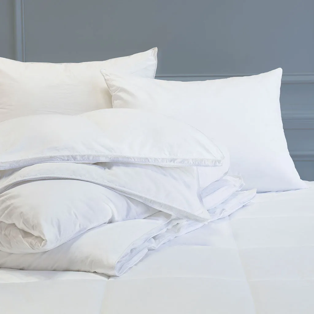 The Luxe Cotton Filled White Comforter