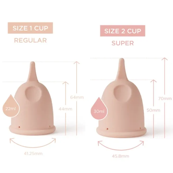 TOM ORGANIC The Period Menstrual Cup - Size 2 Super