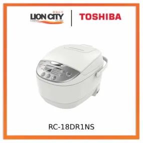 Toshiba 1.8L RC-18DR1NS Digital Rice Cooker - White