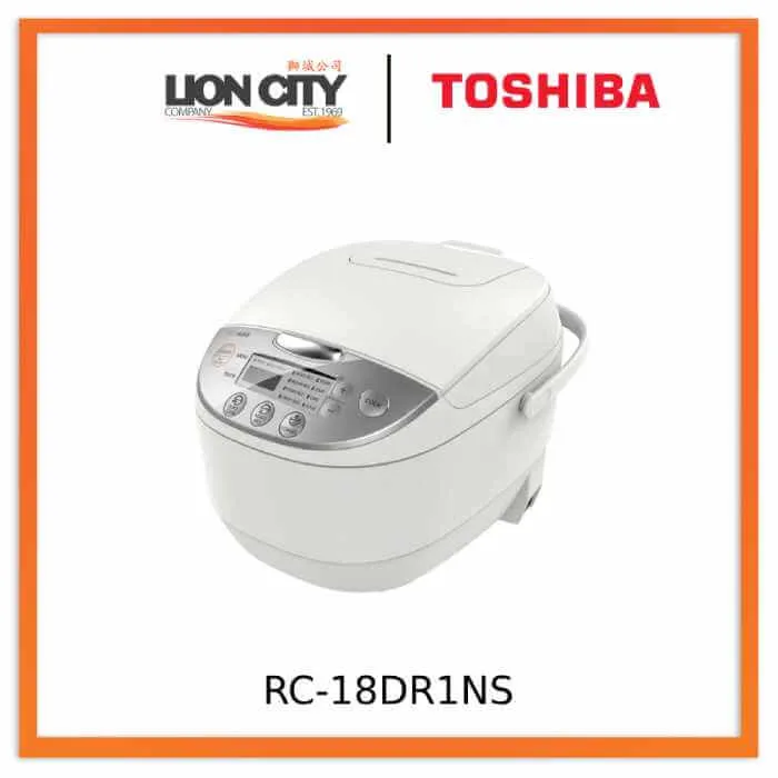 Toshiba 1.8L RC-18DR1NS Digital Rice Cooker - White