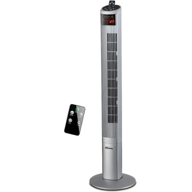 TOWER FAN 46 INCH W/TIMER<br>កង្ហារបញ្ឈរមានតេឡេបញ្ជា 46 អ៊ីញ<br>46寸电动塔式风扇, 计时