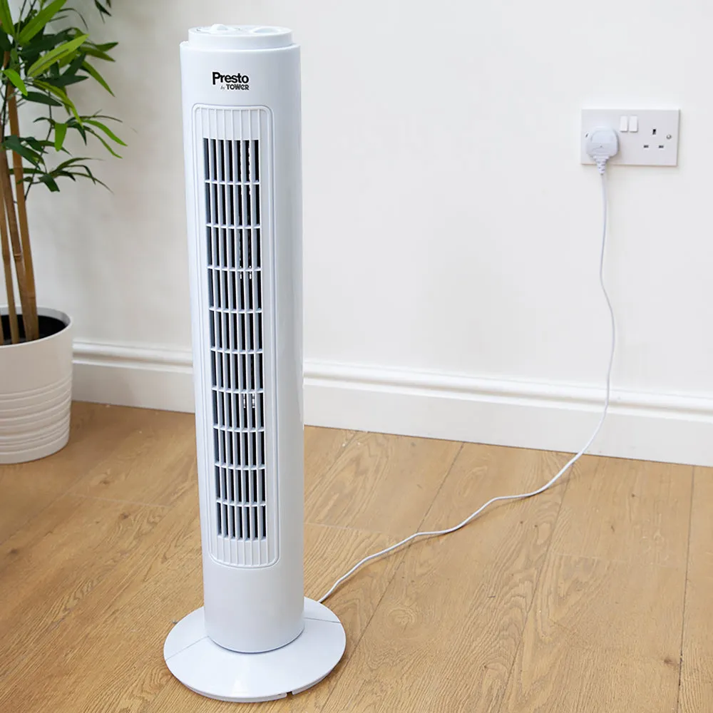 Tower Presto Tower Fan 29"  - White