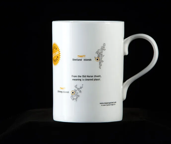 Twatt - Bone China Mug