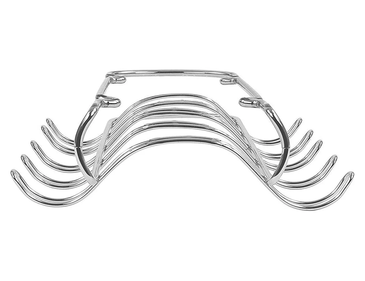 Under The Shelf Steel Cup Holder - Chrome