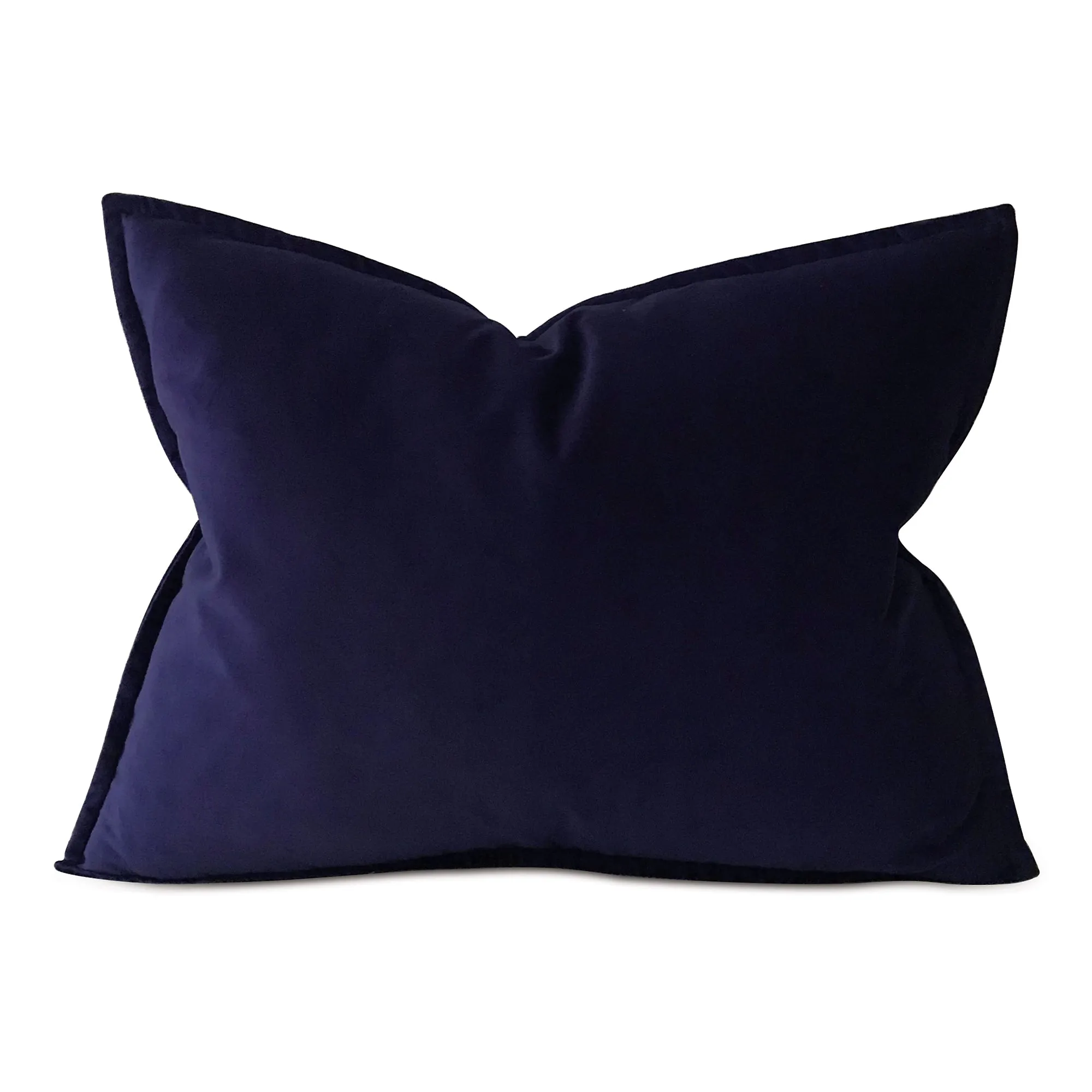 Velvet Standard Sham 20x27 in Midnight Blue