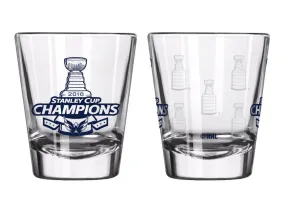 Washington Capitals 2018 NHL Stanley Cup Champions Boelter Satin Etch Shot Glass