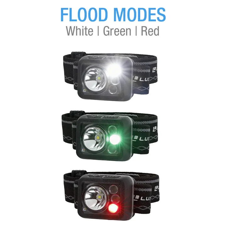 Waterproof Multi-color Ultralight LED Rechargeable Headlamp