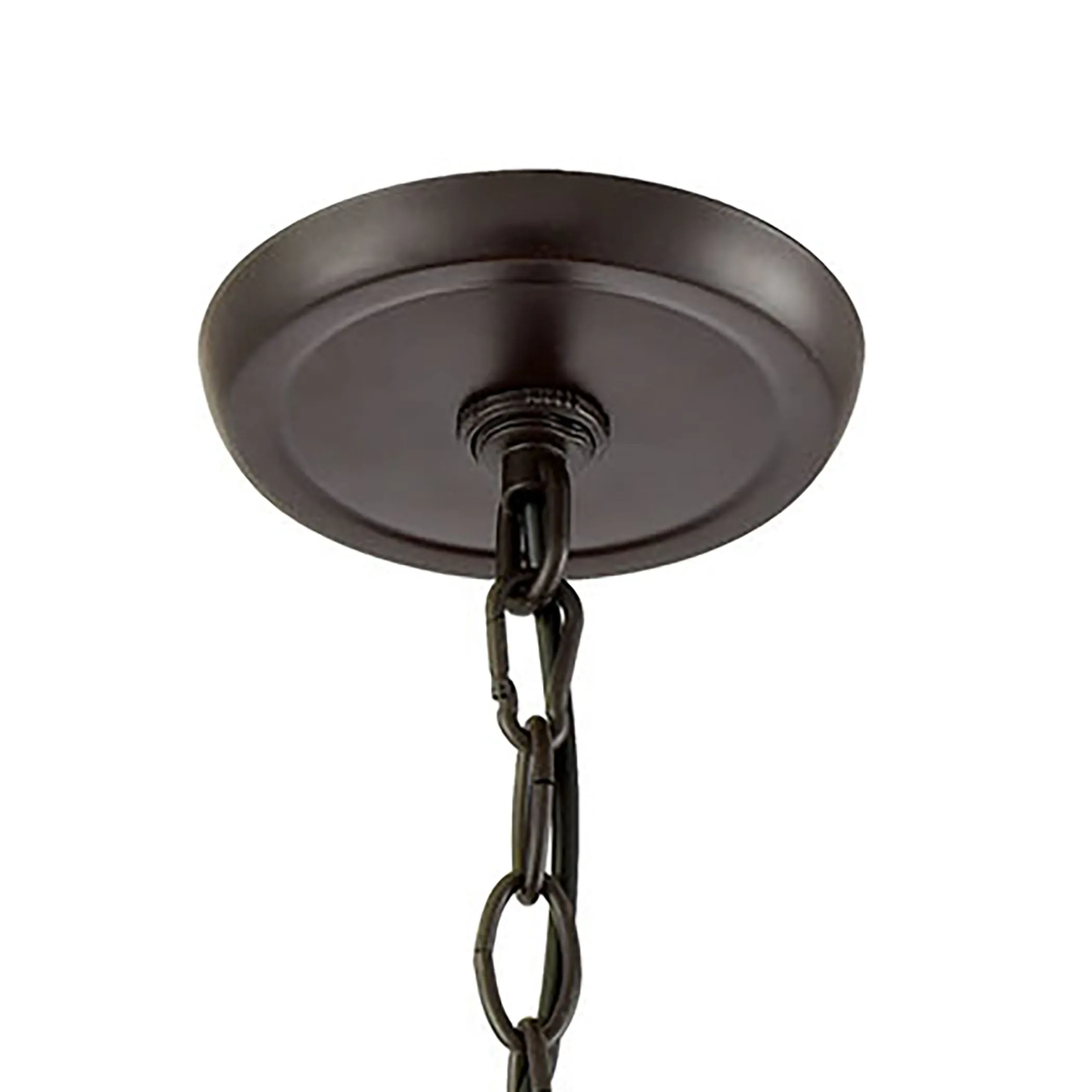 Weaverton 8" 1 Light Mini Pendant in Oil Rubbed Bronze