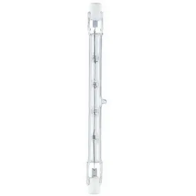 Westinghouse 0447300 150 Watt Halogen T3 Double-Ended Clear - 2900 Kelvin - Warm White - 2400 Lumens - RSC-Recessed Single Contact Base - 120 Volt - Box