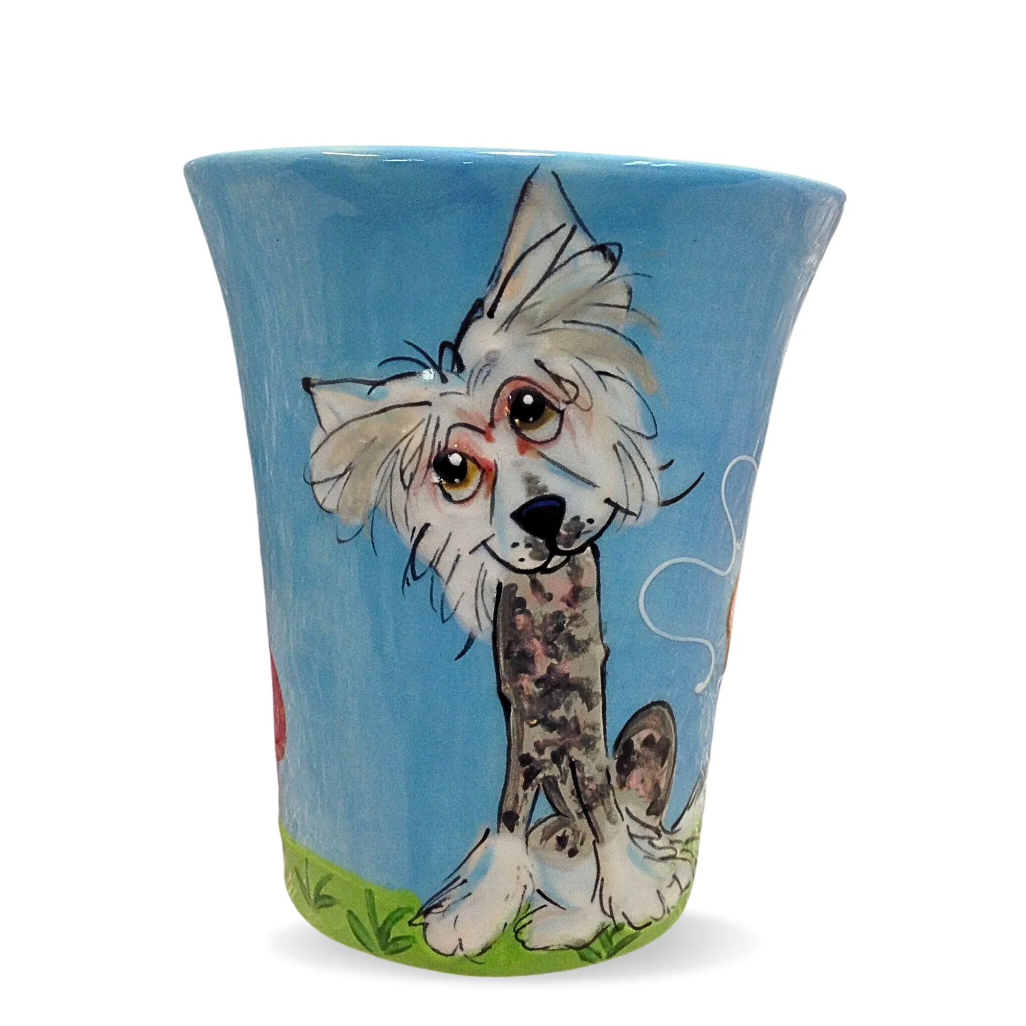 Whiskered Whimsy Cup - Blue Skies Shaggy Dog Mug