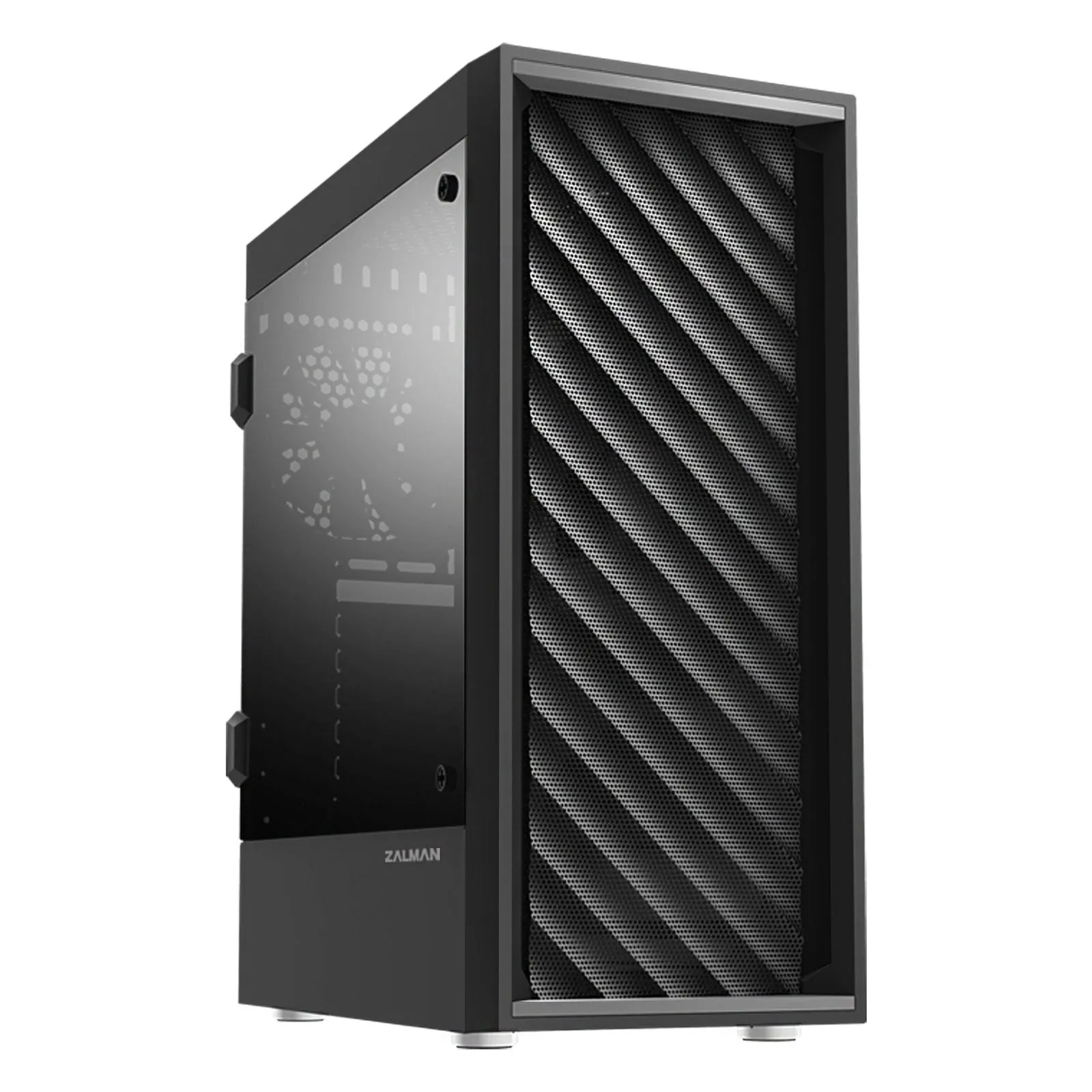 Zalman T7 ATX Compact Mid-Tower PC Case w/ Tempered Glass Side Panel