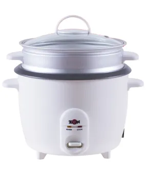 Zen Rice Cooker 1.8L 700W Non Stick Steam Bowl with Glass Lid, ZRC88